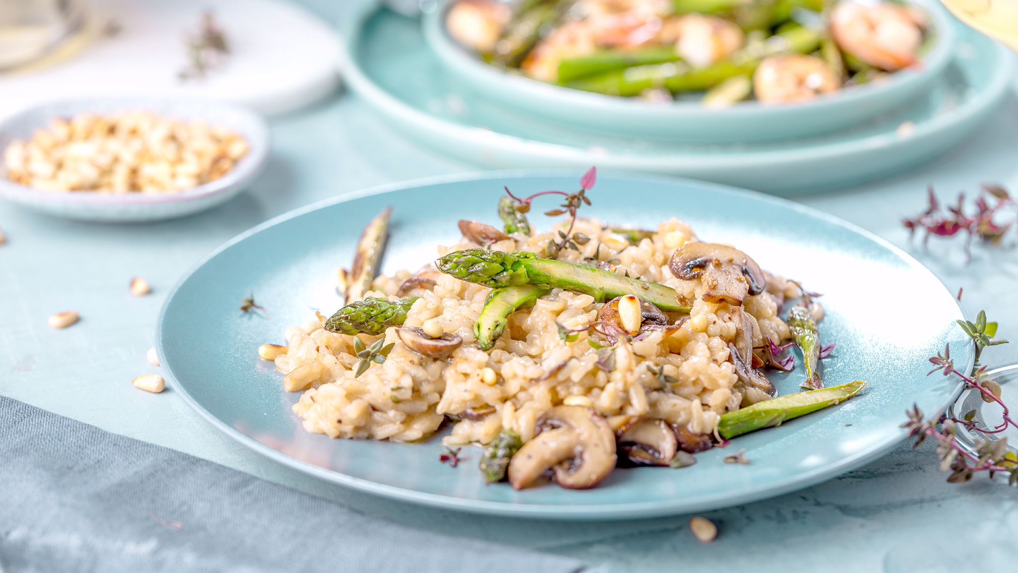 Thermomix Mushroom and Asparagus Risotto Recipe Fresco