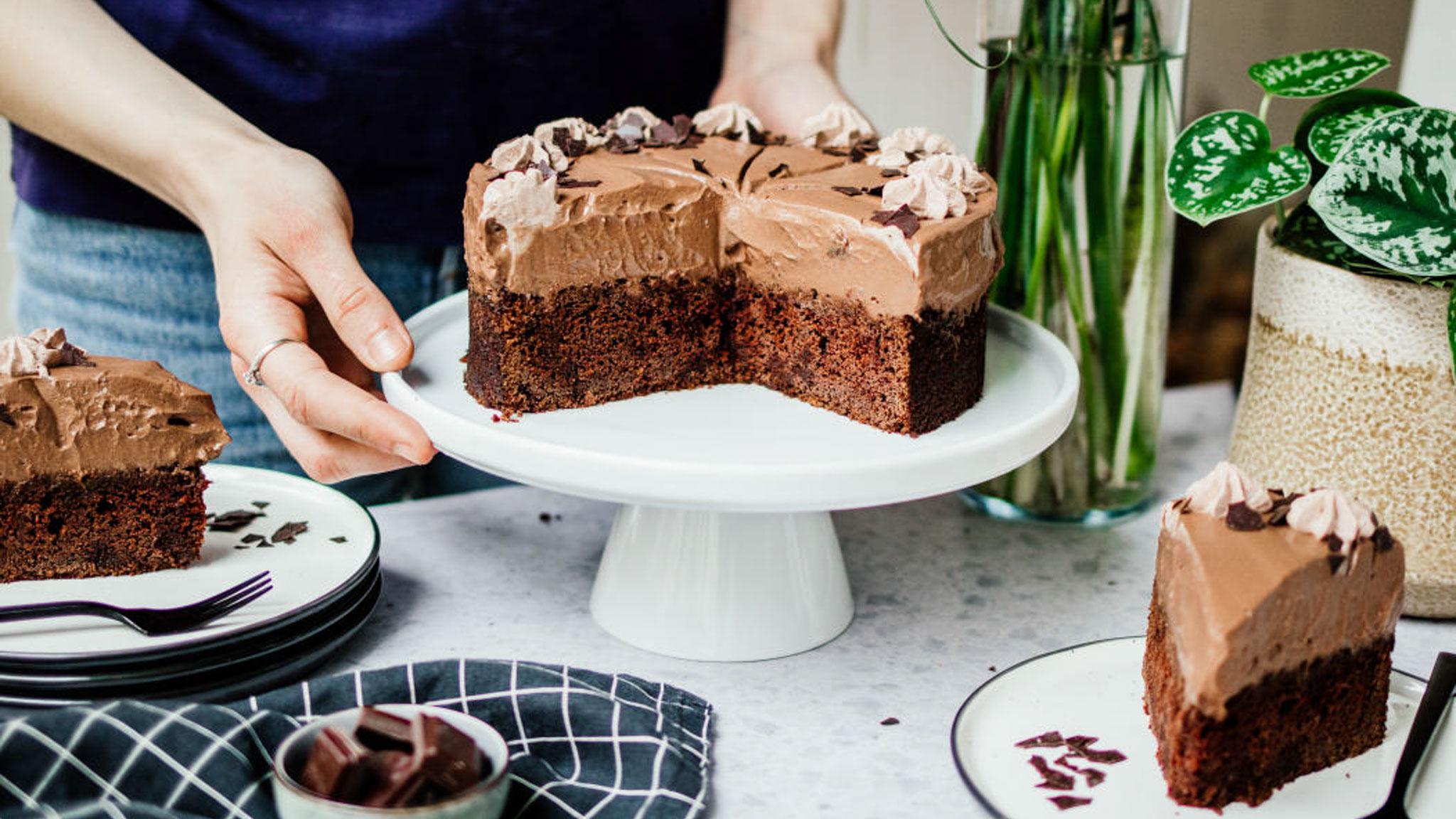 Gâteau au chocolat végétalien