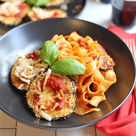 Vegan Eggplant Parmesan in the Air Fryer-image