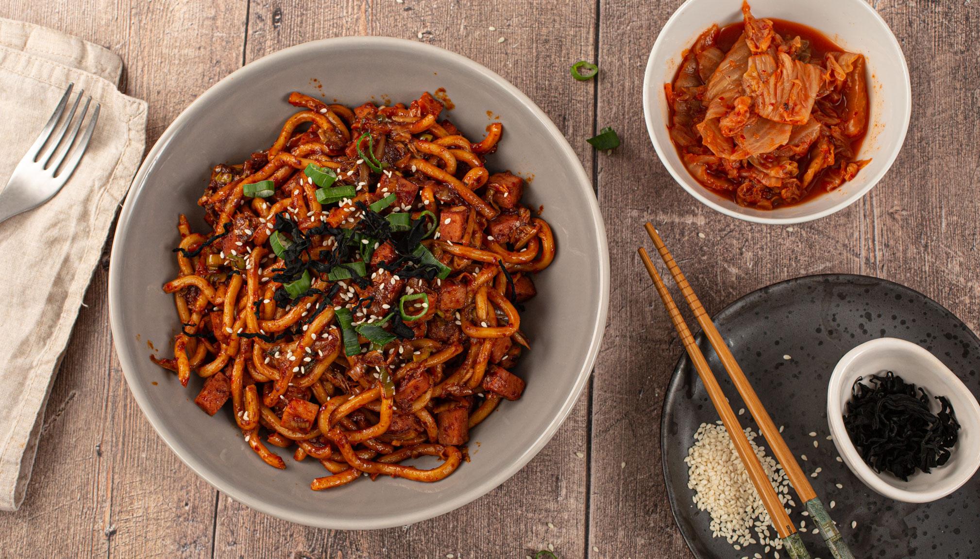 Nouilles udon au kimchi - Kenwood Recipes