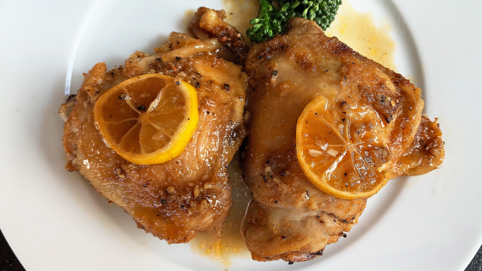 Airfried Honey Garlic Lemon Pepper Chicken Thighs Tik Tok Style Recipe