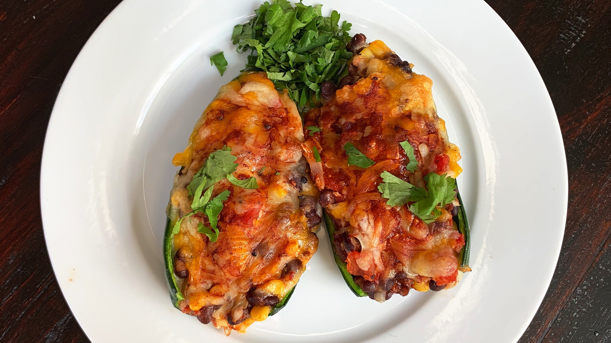 Air Fried Stuffed Pasilla / Poblano Peppers Recipe Fresco