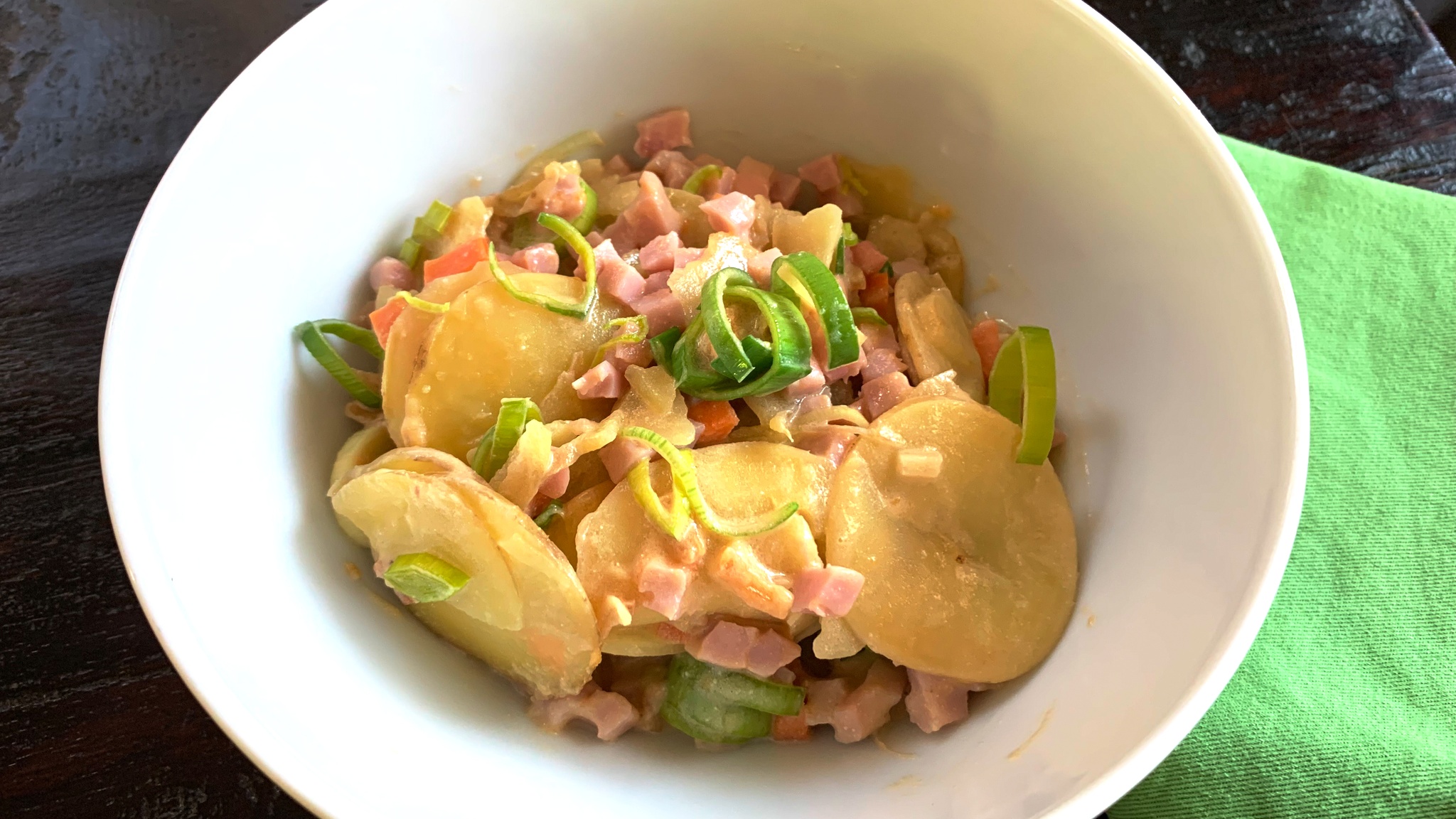 Microwave and Convection Ham and Potato Bake Recipe Fresco