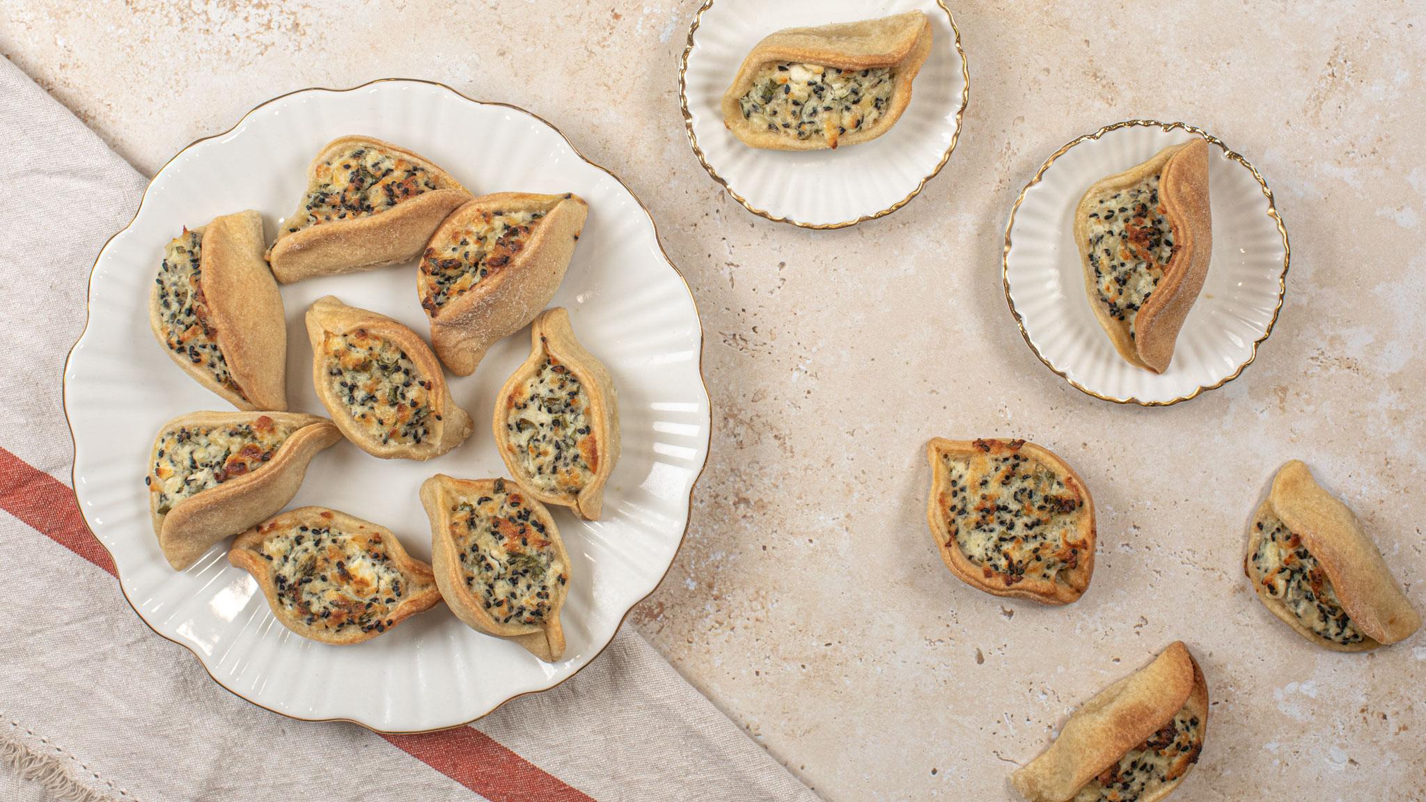 Fatayer Bi Jibneh (Cheese pies) Kenwood Recipes